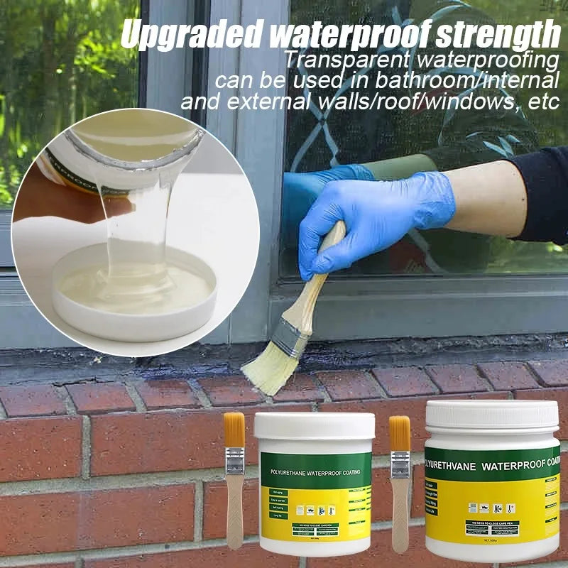 🛠️ Jaysuing Transparent Waterproof Coating Sealant - Invisible Glue for Ultimate Leak Protection! 💧