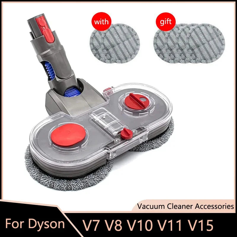 Electric Mop Head Kit for Dyson V7 V8 V10 V11 V15 - Mop Attachment with Water Reservoir