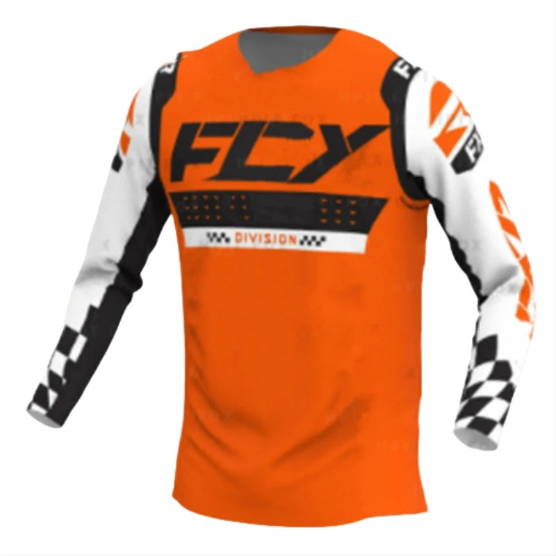 MTB Downhill Motocross Jersey | Enduro BMX Cycling Shirt for Men & Women | Breathable Bike Maillot