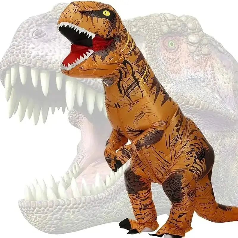 Inflatable T-Rex Costume | Adult Dinosaur Costume for Halloween & Parties 🦖