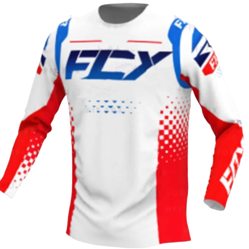 MTB Downhill Motocross Jersey | Enduro BMX Cycling Shirt for Men & Women | Breathable Bike Maillot