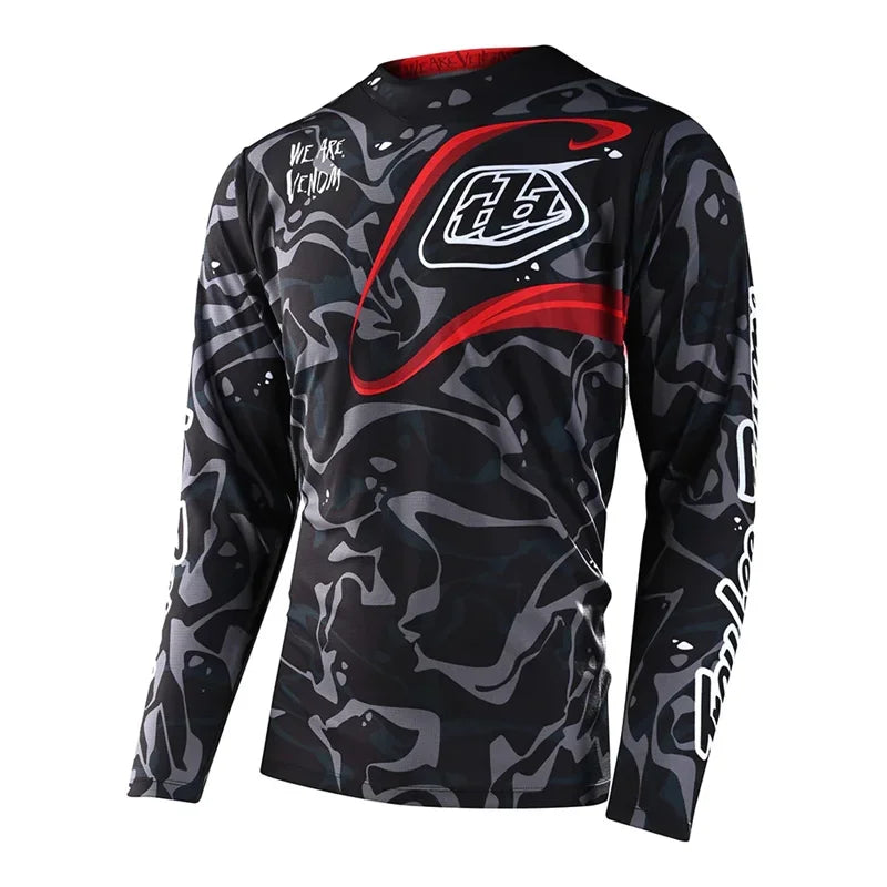 Men's Motocross Jersey MTB Downhill BMX Enduro Mountain Bike Shirt DH Motorcycle Gear