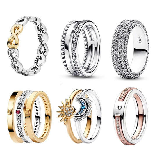 🌞🌙 New Fashion Sun and Moon Rings – Premium Charm Jewelry Gift 🎁