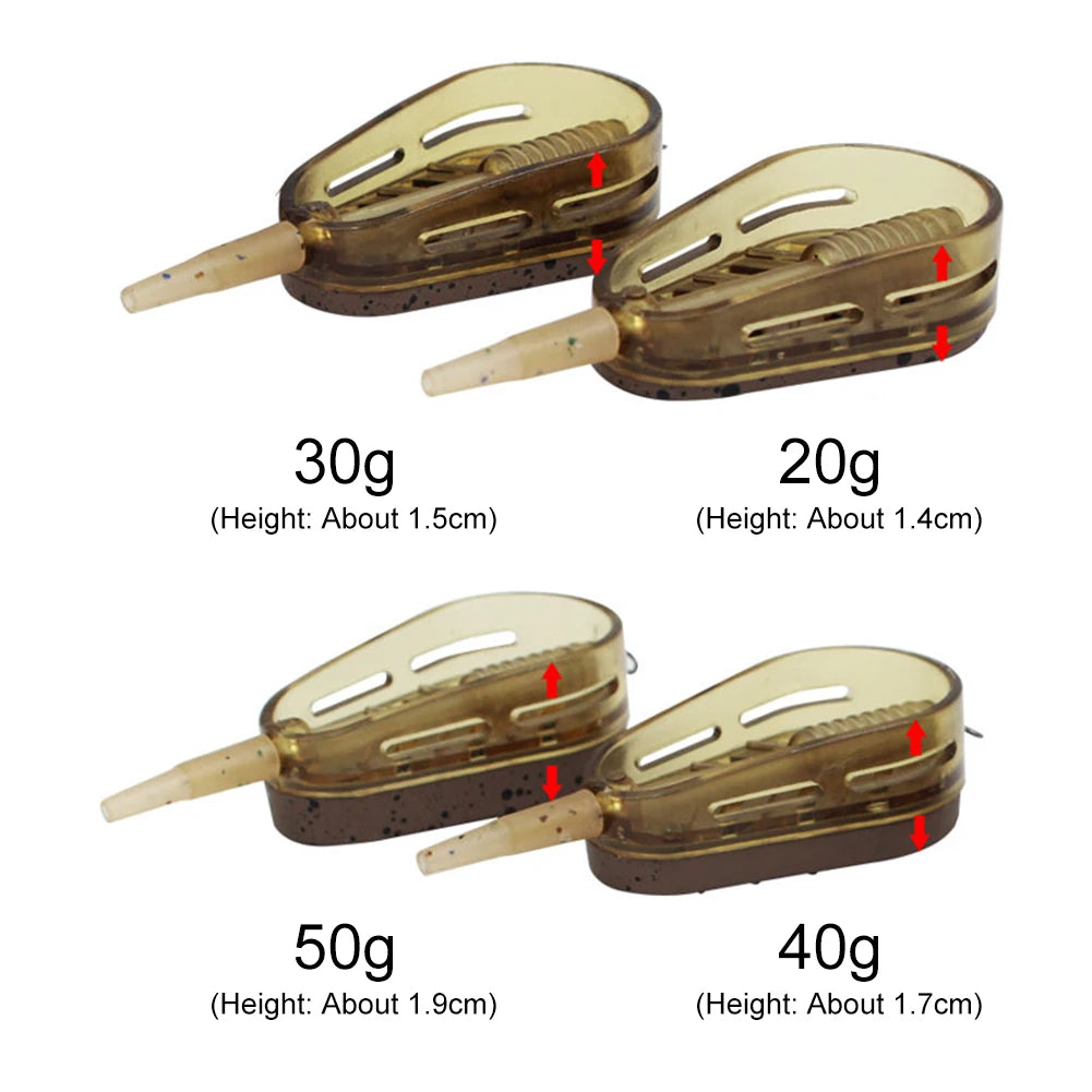 Carp Fishing Feeder Tool - Quick Release Explosion Bait Cage Basket 🎣