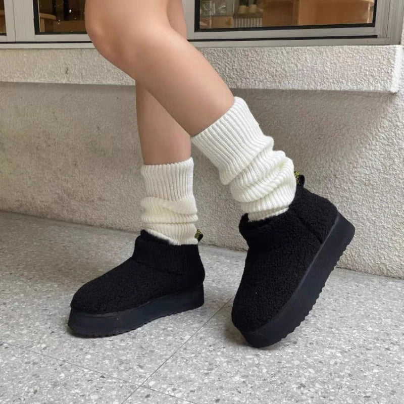 Winter Classic Short Plush Snow Boots for Women