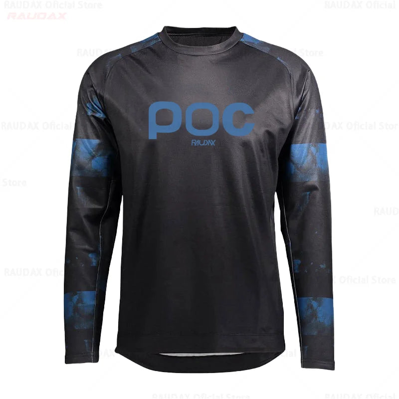 RAUDAX POC Downhill Jerseys | Men's Motocross & Cycling Shirt | MTB DH MX Racing Apparel 🚵‍♂️