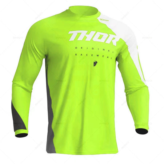 🏍️ Long-Sleeve Action! Stay Cool with This Unisex MTB Jersey 🔥