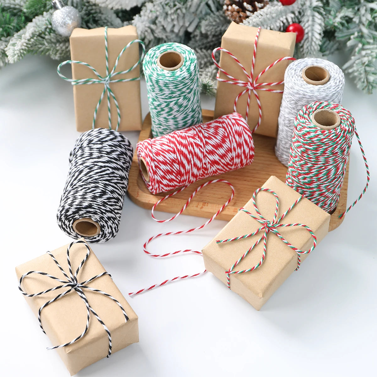 🎄 Christmas Wrapping String Rope 🎁 | Festive Rope for Gift Box Packaging & Holiday Decor 🌟