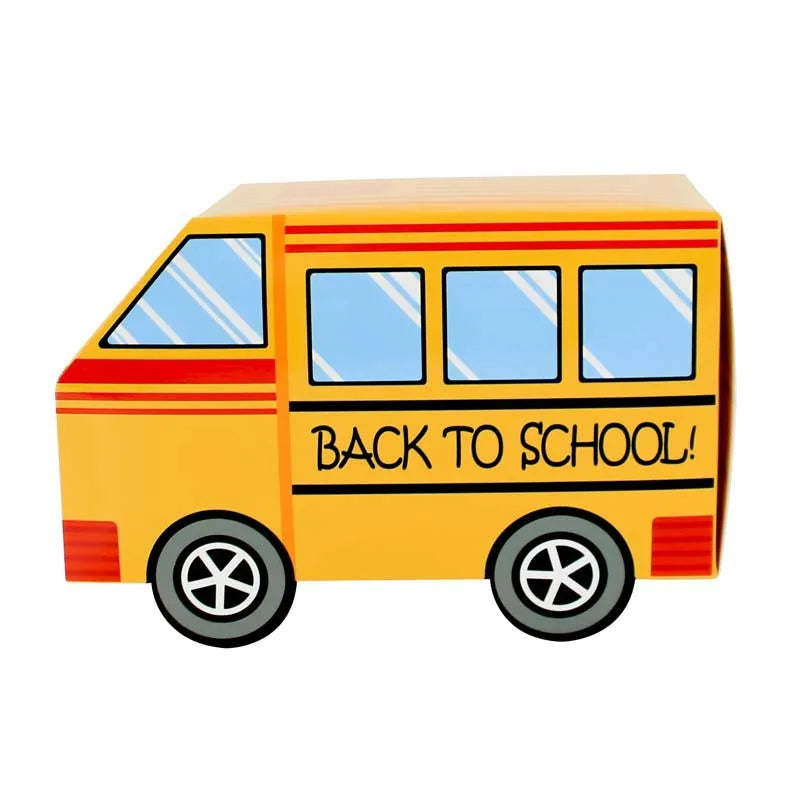 🚌✨ 24pcs Back-to-School Bus Candy Gift Boxes – Perfect Party Favors for Kids! 🎉🍬