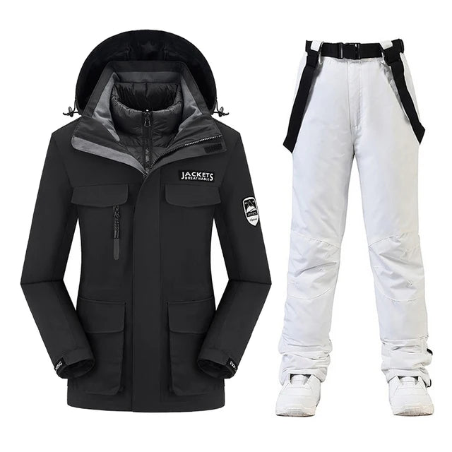 New Women’s Ski Suit ⛷️ Waterproof Windproof Snowboard Set – Warm Down Jacket & Snow Pants