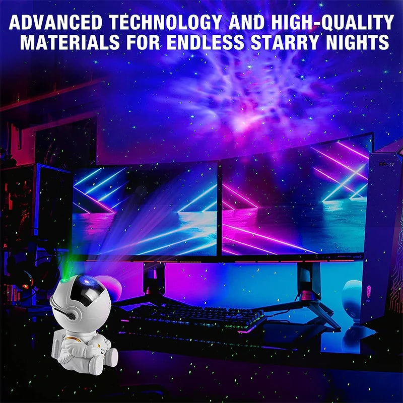 ✨ Galaxy Star Projector LED Night Light Starry Sky Astronaut Projector Lamp ✨