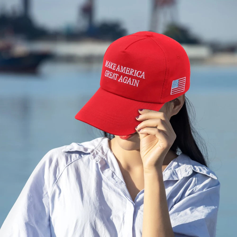 Baseball Cap | Fashion Sports Hat | Adjustable Sun Protection | Make America Great Again | Outdoor Sports Cap