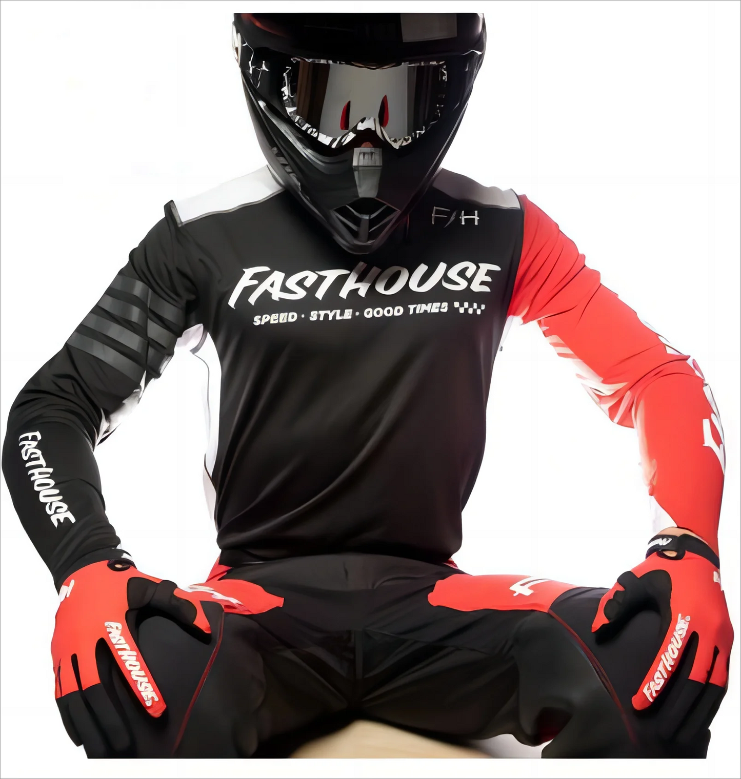 XL - XXL - XXXL - 4XL - 5XL Motocross & MTB Downhill Jersey 🚵‍♂️🏍️ | Quick-Dry, Breathable Off-Road Cycling Shirt