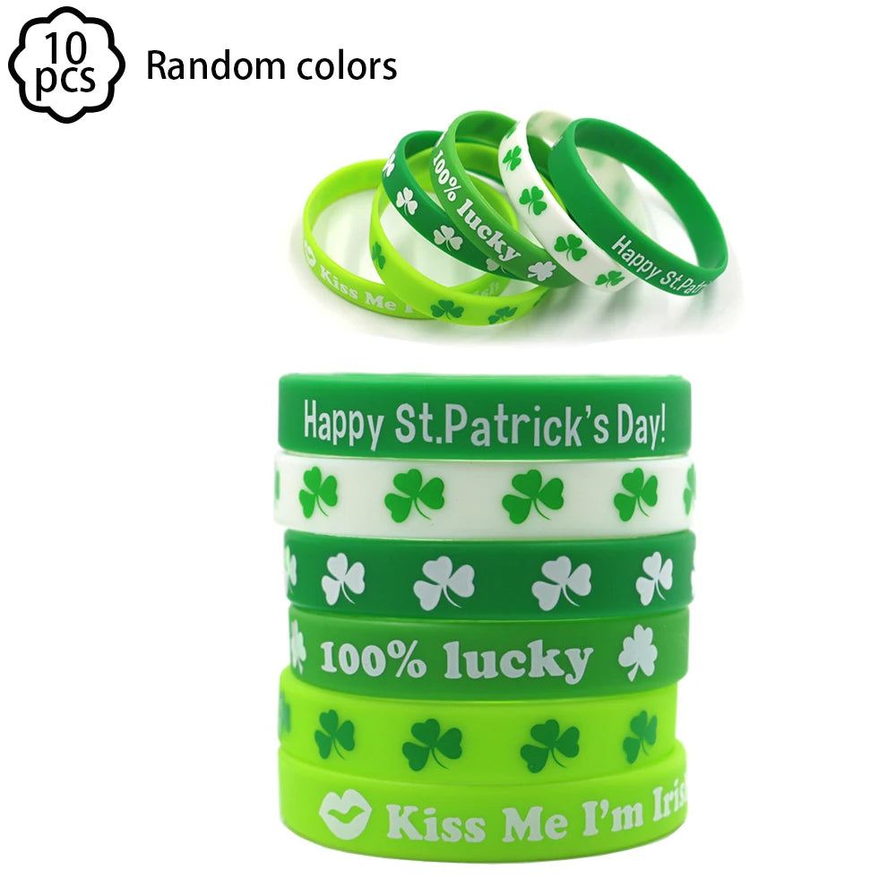 5pcs Ireland St Patrick's Day Balloon decoration St. Patrick's Day Green Shamrock Balloon St Patrick's Day party decoration