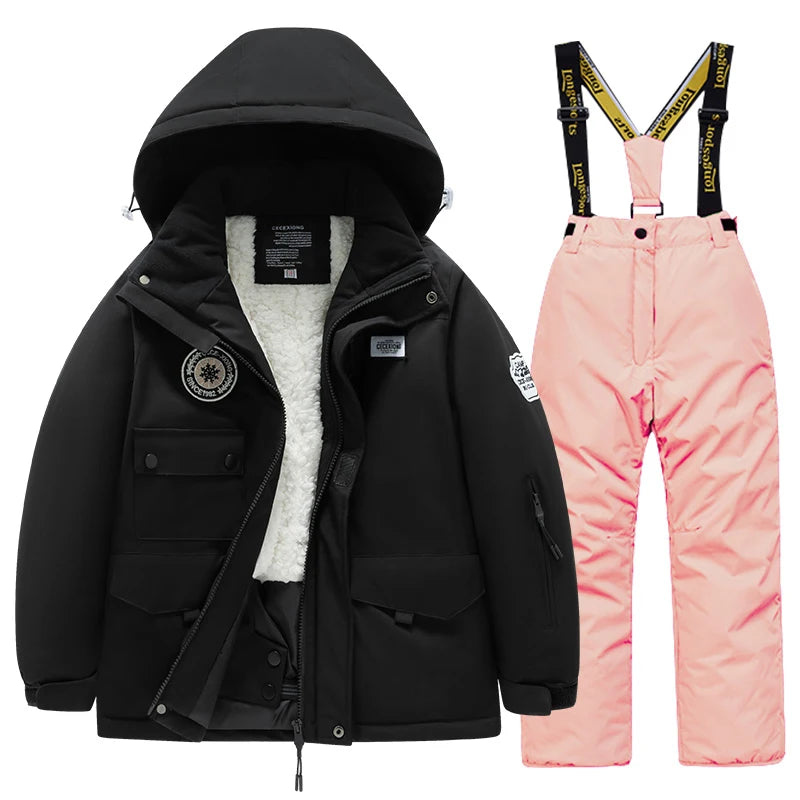 Kids' Waterproof Ski Suit Set – Warm Winter Snow Jacket & Pants for Boys & Girls ❄️