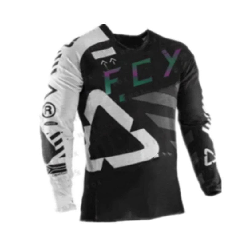 MTB Downhill Motocross Jersey | Enduro BMX Cycling Shirt for Men & Women | Breathable Bike Maillot