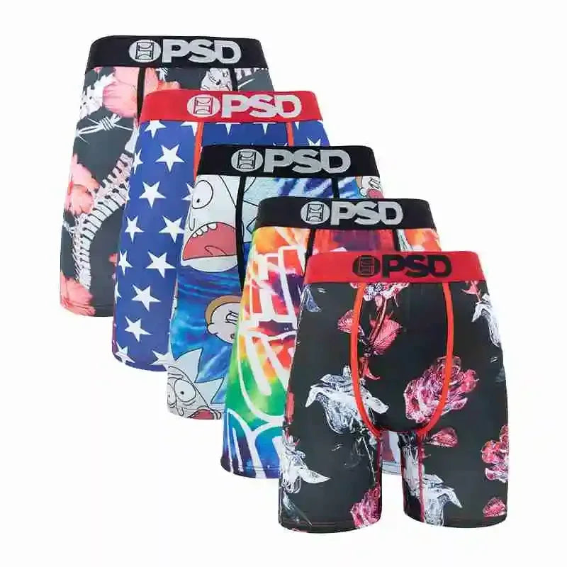 🔥 5PCS Sexy Men’s Boxer Shorts 🔥 Cueca Male Panties | Lingerie Men Underpants | Stylish Boxershorts | Boxerbriefs | Size Briefs