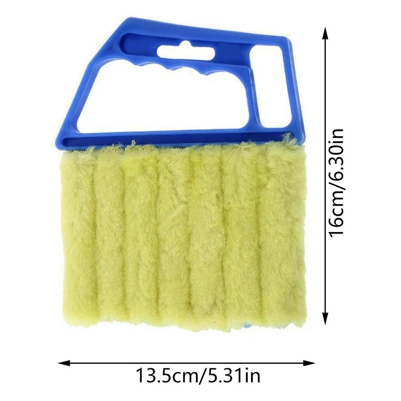 Window Cleaning Brush – Microfiber Air Conditioner Duster, Venetian Blind Blade Cleaner, Kitchen Tool