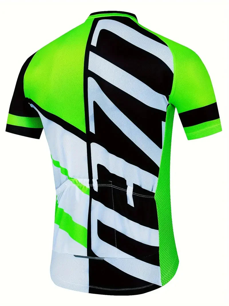 🌟 Retro Coolmax Cycling Jersey 🚴‍♂️ | High Visibility, Quick-Dry & Reflective Gear 🔥 Perfect for Pro Riders! 🏞️