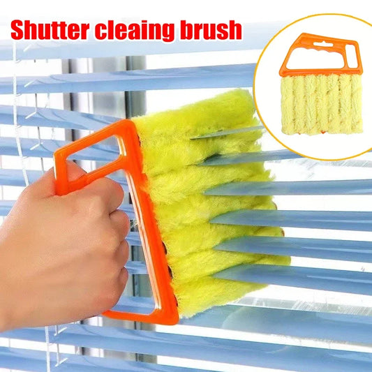 Window Cleaning Brush – Microfiber Air Conditioner Duster, Venetian Blind Blade Cleaner, Kitchen Tool