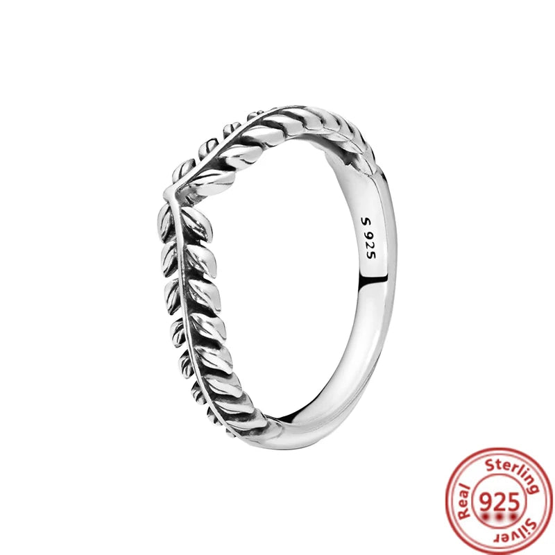 Elegant 925 Sterling Silver Crown Heart Wing Ring – A Timeless Anniversary Gift