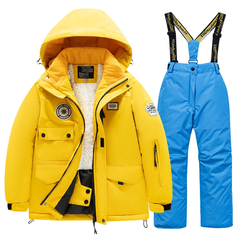 Kids' Waterproof Ski Suit Set – Warm Winter Snow Jacket & Pants for Boys & Girls ❄️