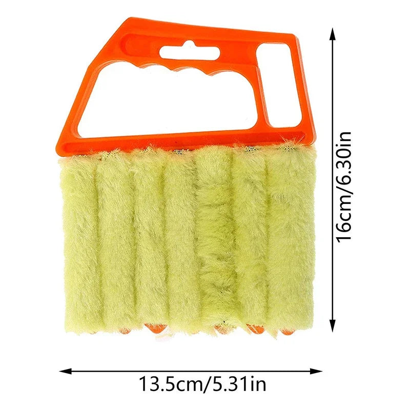 Window Cleaning Brush – Microfiber Air Conditioner Duster, Venetian Blind Blade Cleaner, Kitchen Tool