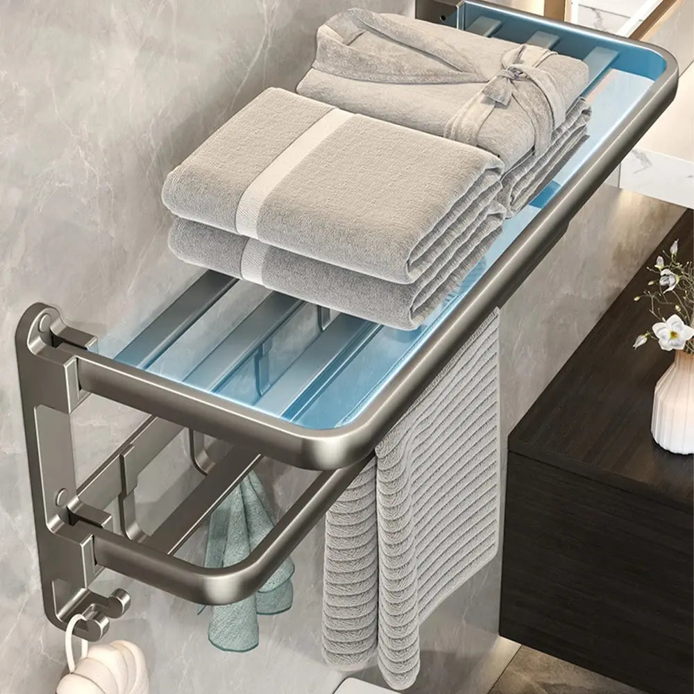 Transform Your Bathroom with the WY008-3 Bi-Fold 24 Inch Towel Rack! 🛁🧖‍♀️