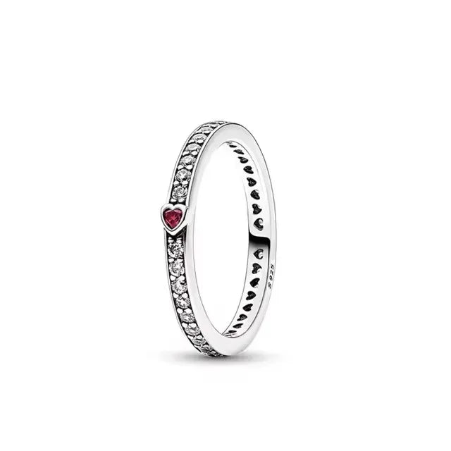 🌹 925 Sterling Silver Infinite Heart & Daisy Ring – A Timeless Gift for Women