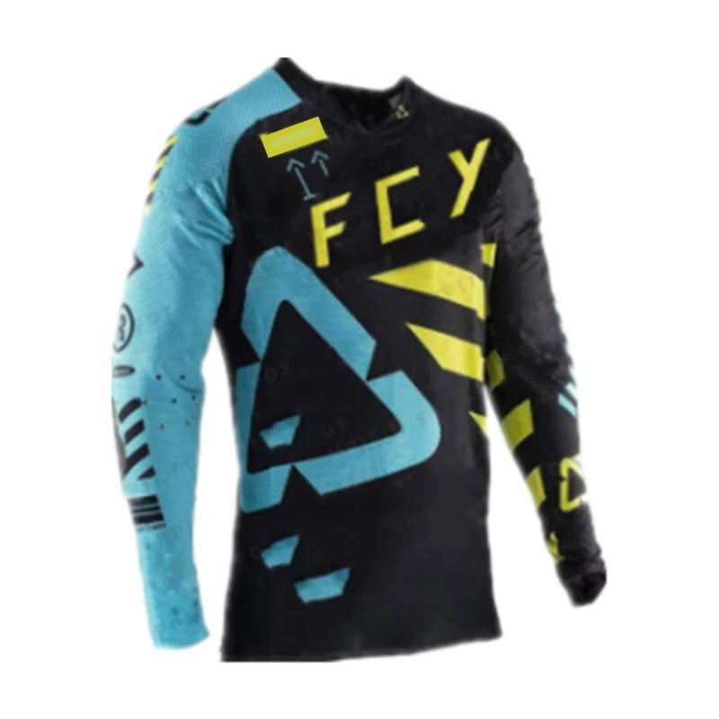 MTB Downhill Motocross Jersey | Enduro BMX Cycling Shirt for Men & Women | Breathable Bike Maillot