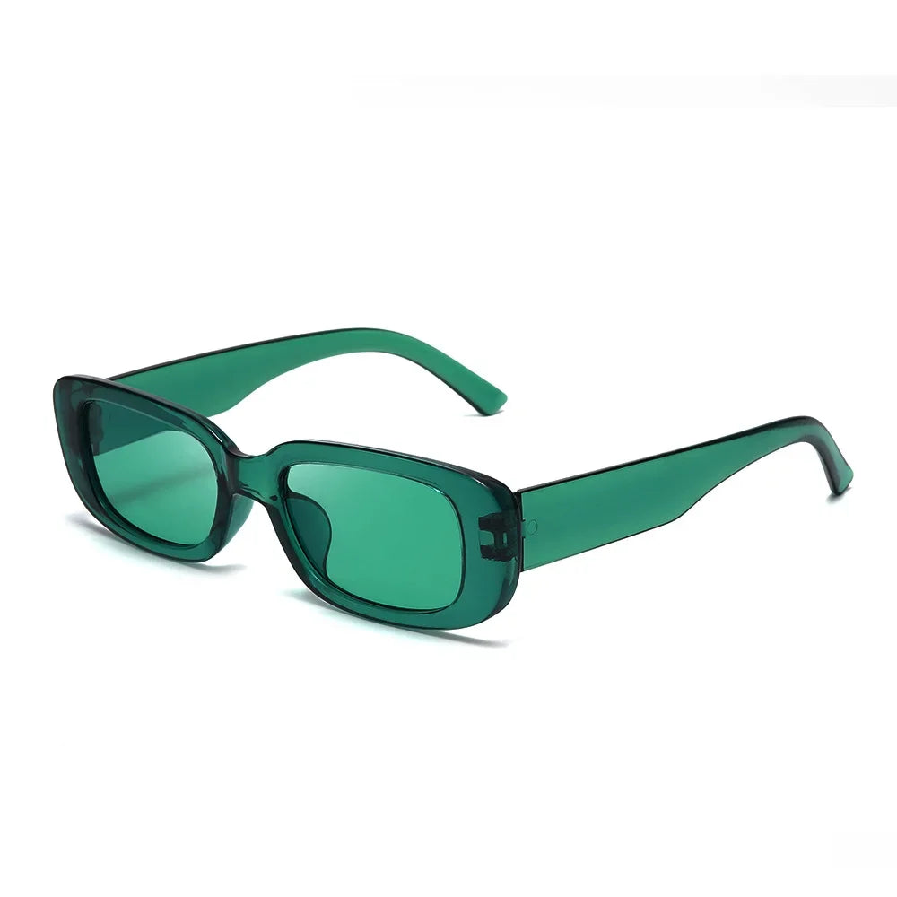 Fashion Irish Shamrock Sunglasses Green Four Leaf Clover Leprechaun Costume Glasses St. Patrick's Day Rimless Decor Sun Glasses