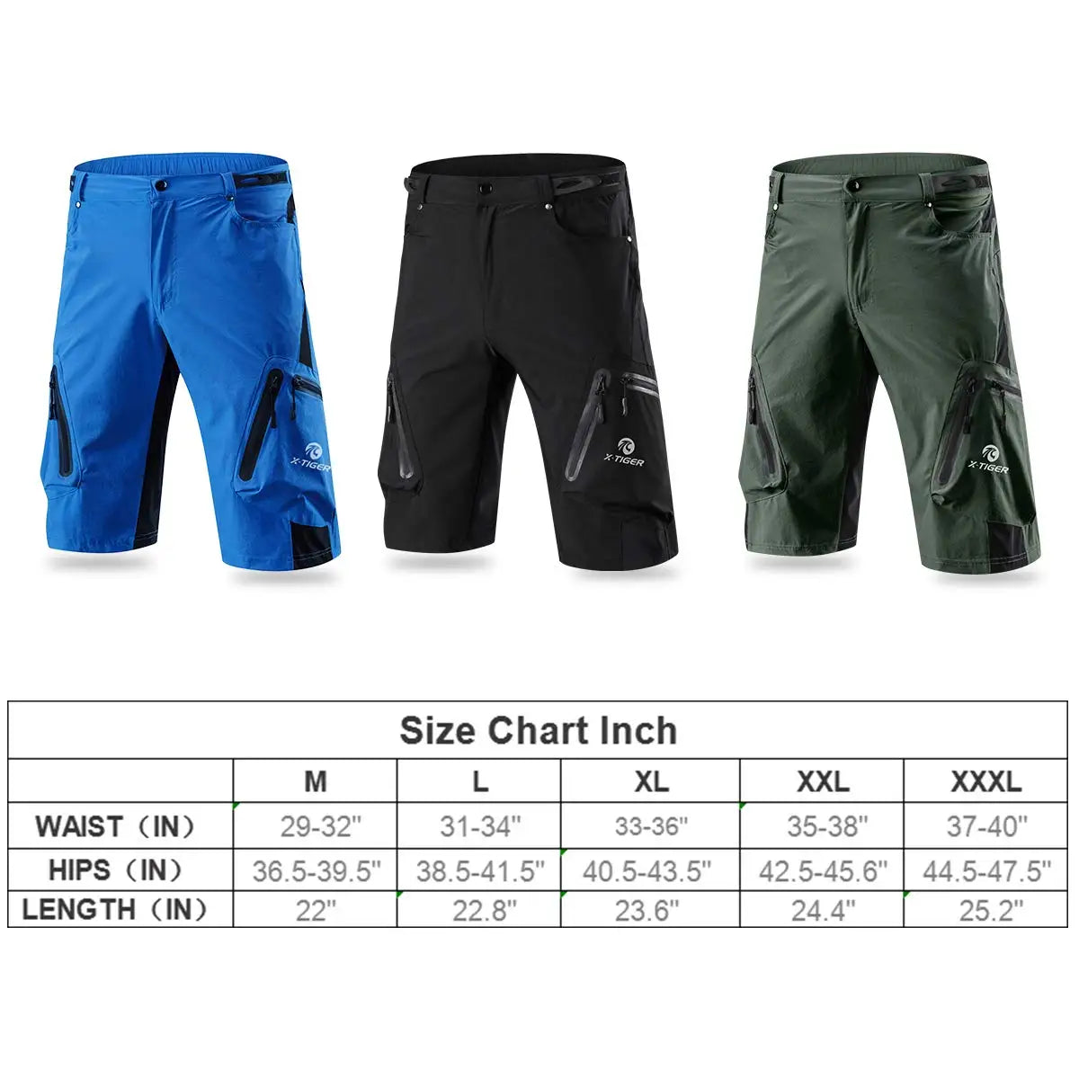 Men's MTB Bike Shorts 🚴‍♂️ | Loose Fit, Lightweight, Quick-Dry Cycling Shorts | Summer Outdoor Sports