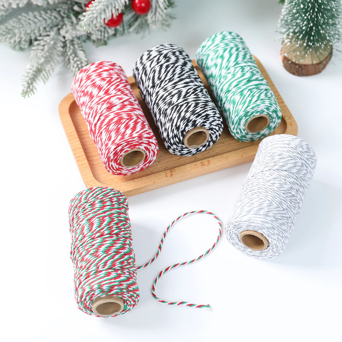 🎄 Christmas Wrapping String Rope 🎁 | Festive Rope for Gift Box Packaging & Holiday Decor 🌟