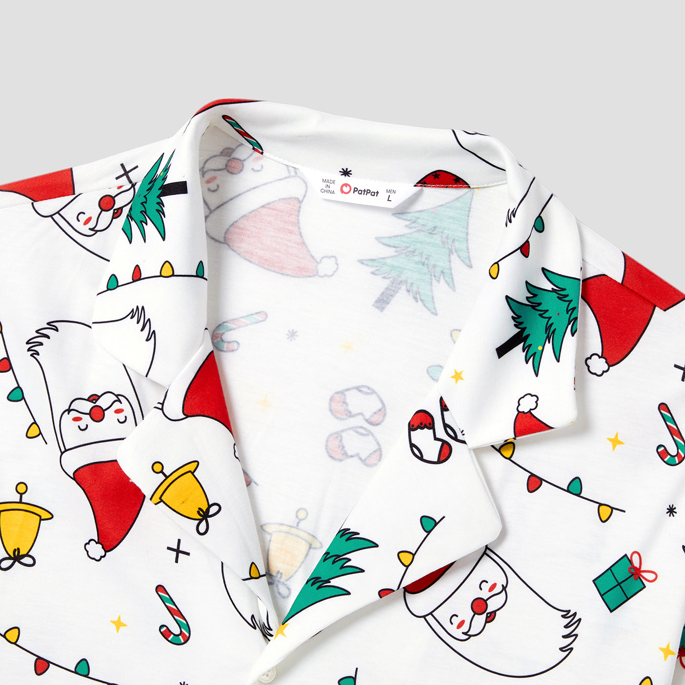 Christmas Family Matching Pajamas – Colorful Festival Print & Flame-Resistant! 🎄🔥