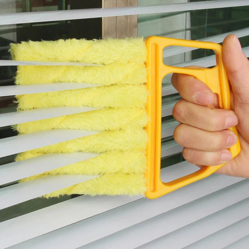 Window Cleaning Brush – Microfiber Air Conditioner Duster, Venetian Blind Blade Cleaner, Kitchen Tool