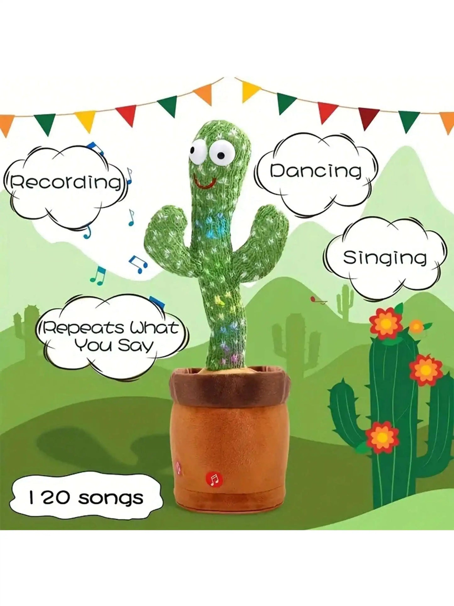 🌵 Dancing Talking Cactus Toy for Baby Boys and Girls 🌵