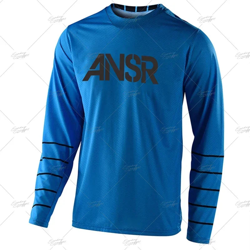 🚴‍♂️ All-Terrain Motocross Jersey 🌟 | Long Sleeve Comfort for Men’s MTB Rides