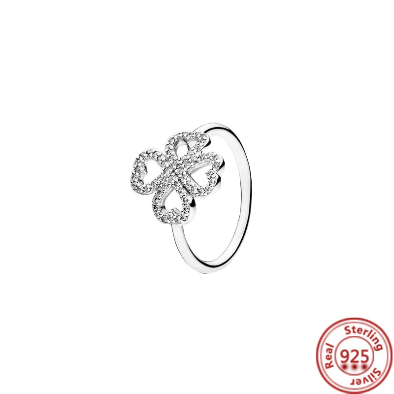 Elegant 925 Sterling Silver Crown Heart Wing Ring – A Timeless Anniversary Gift