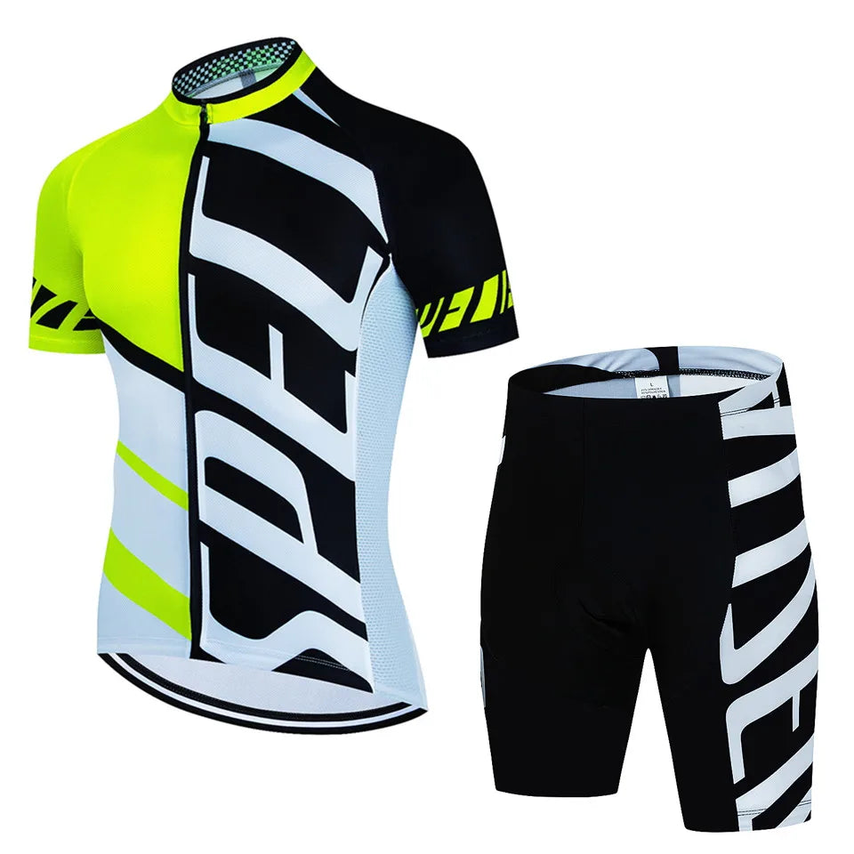 Men's Summer Cycling Jersey Set 🚴‍♂️ | Breathable Quick-Dry MTB Bike Suit | Ropa Ciclismo