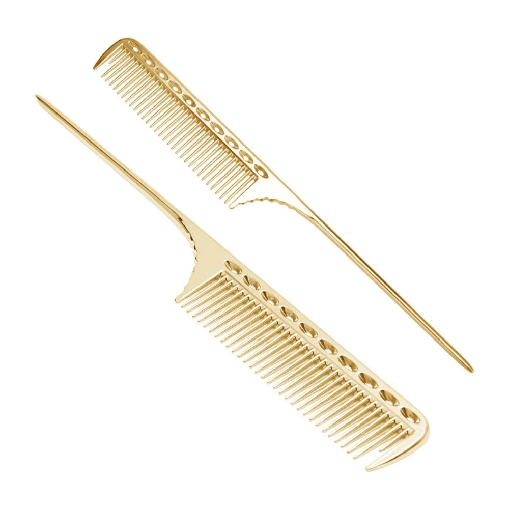 🔗 Rat Tail Hairdressing Combs | Metal Comb for Hair Cutting, Dying, Parting & Styling | Professional Barber Tools Salon Accessories 🪒