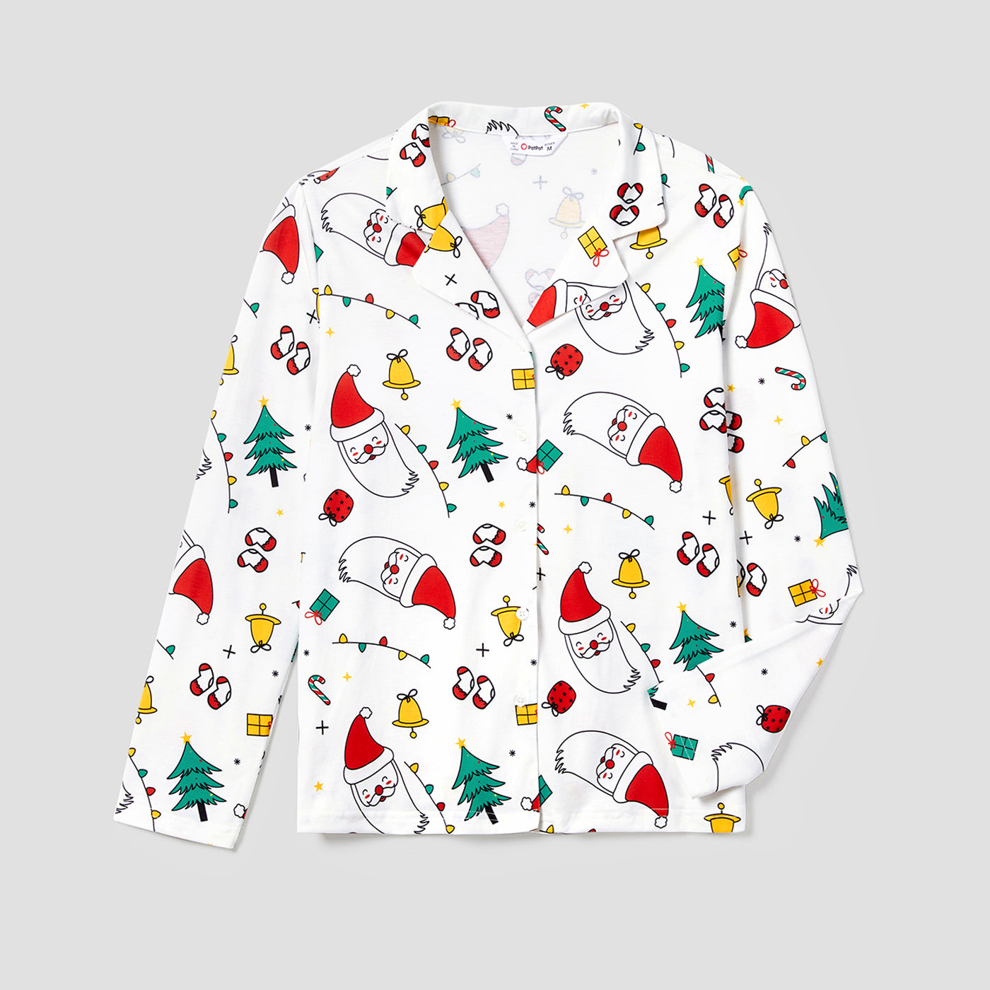 Christmas Family Matching Pajamas – Colorful Festival Print & Flame-Resistant! 🎄🔥