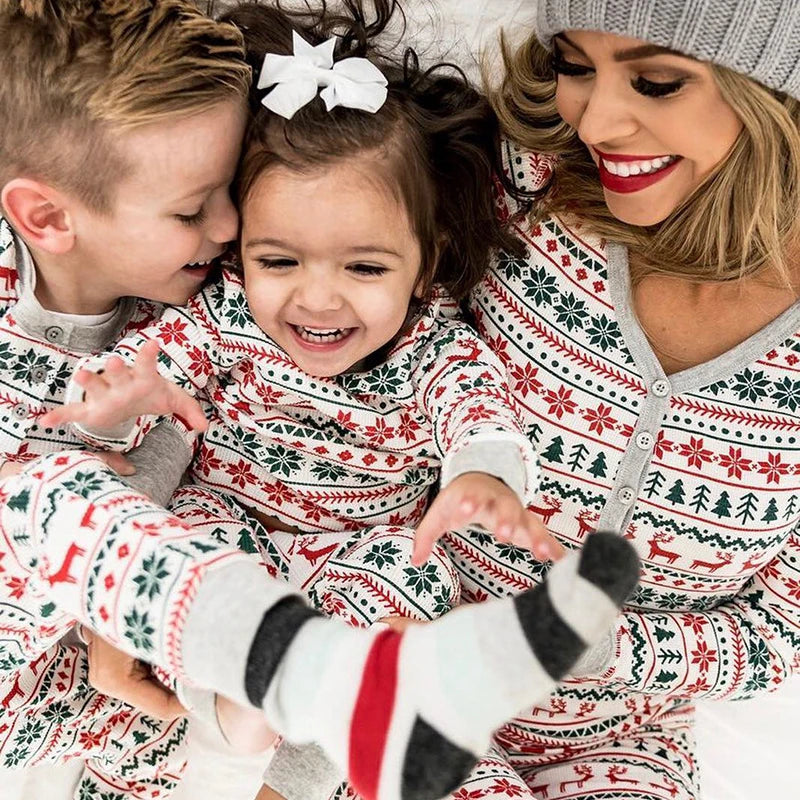 Christmas Family Matching Pajamas – New Year & Xmas PJs for the Whole Family! 🎄✨