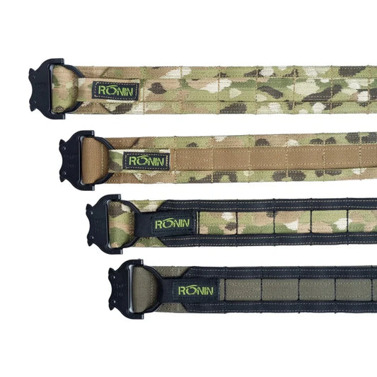 2 Inch Tactical Belt – Quick Release Metal Laser Molle Men’s Camo Belt for Airsoft & Battle Gear