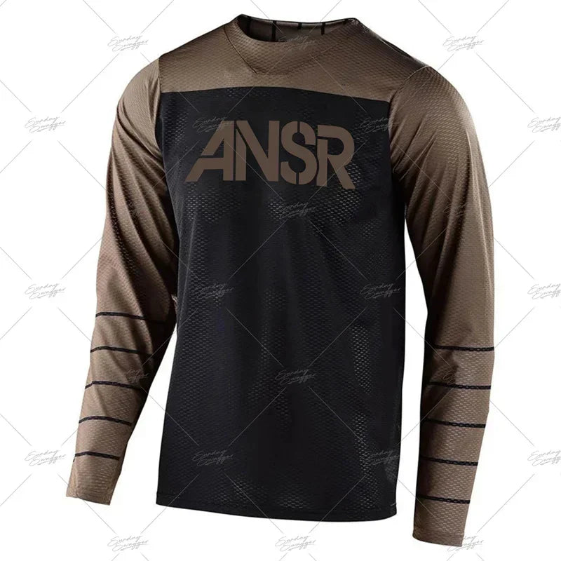 🚴‍♂️ All-Terrain Motocross Jersey 🌟 | Long Sleeve Comfort for Men’s MTB Rides