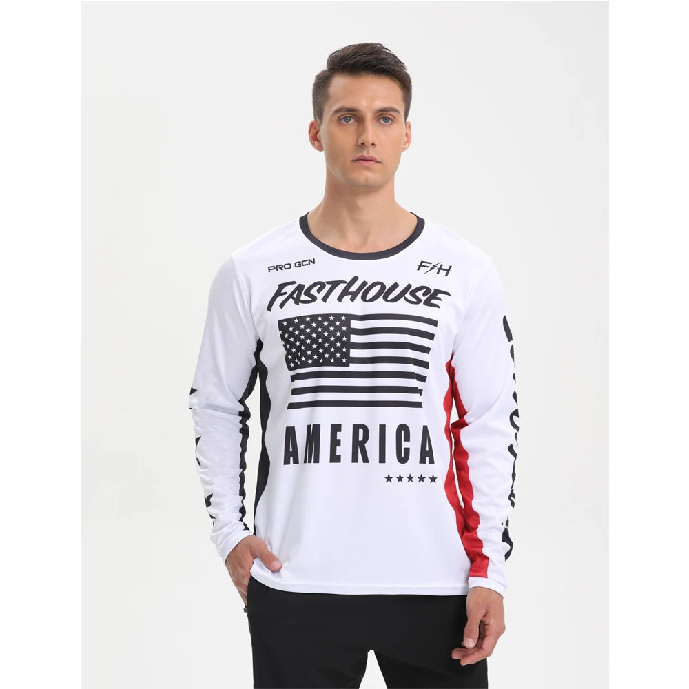 New Men's Downhill Jerseys - MTB Mountain Bike Shirts Offroad Motorcycle Jersey Motocross Sportwear Clothing