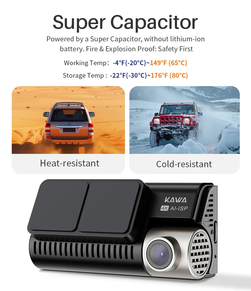 Upgrade Your Ride with the 4K Front & Rear Dash Cam! 🚗📹