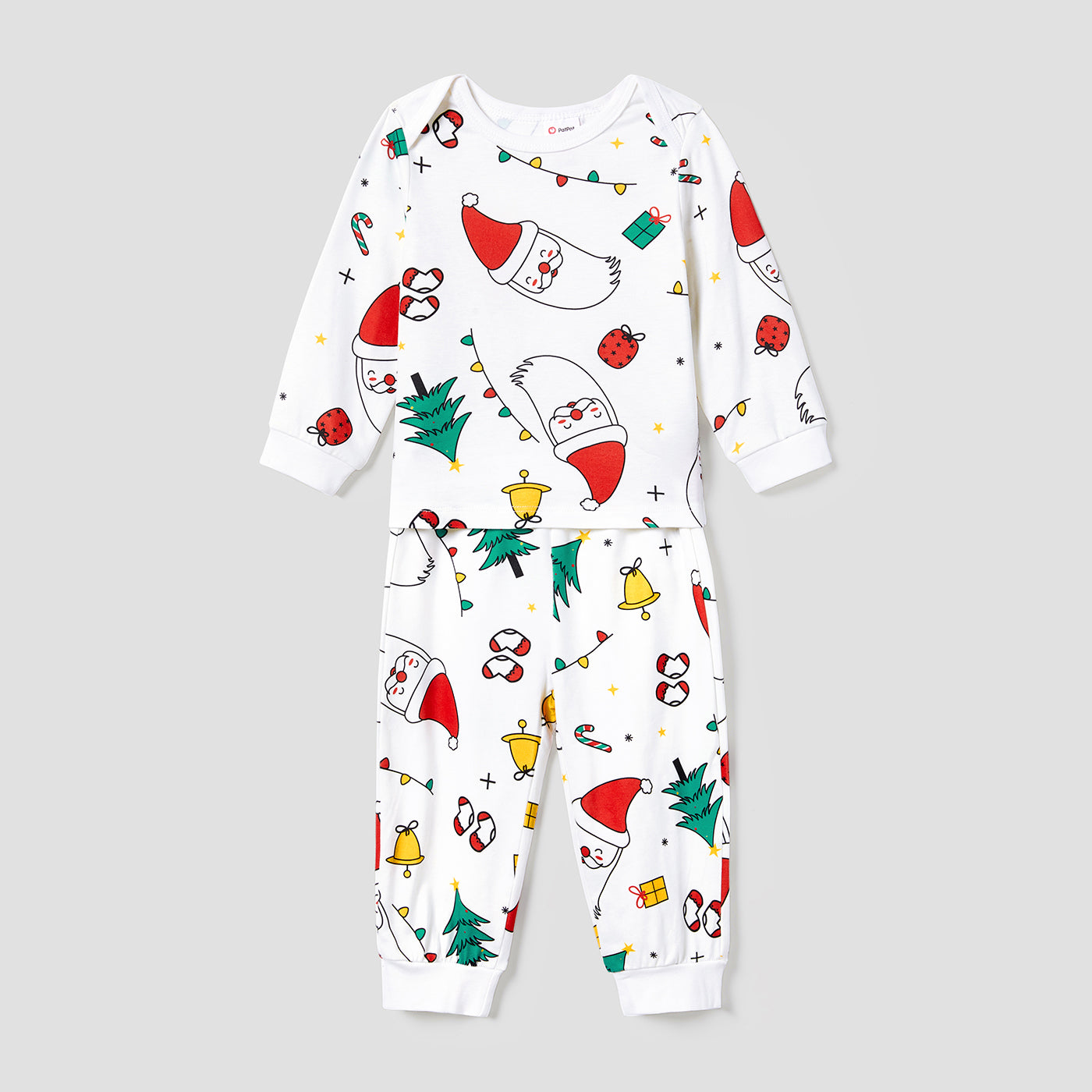 Christmas Family Matching Pajamas – Colorful Festival Print & Flame-Resistant! 🎄🔥