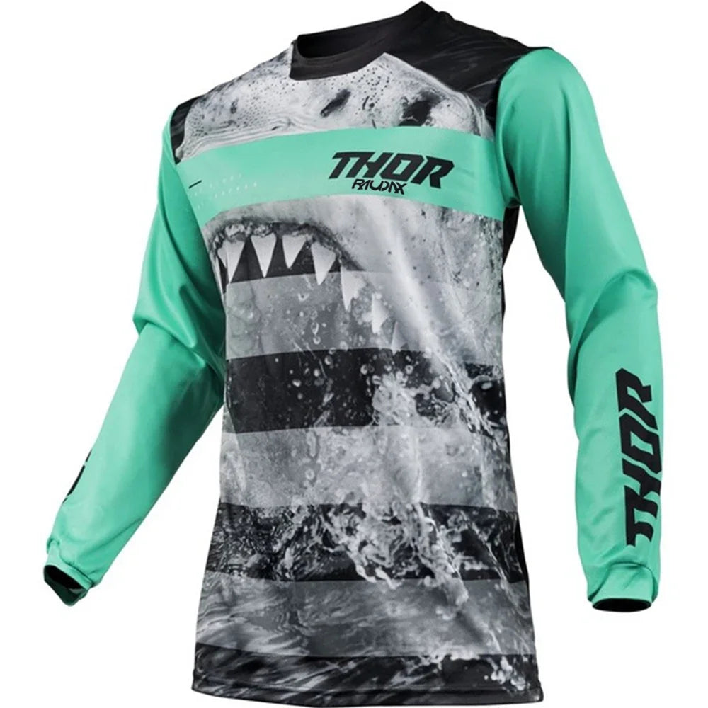 🌟 Downhill MTB Jersey 🚴‍♂️ | Men's Long Sleeve Shirt for Extreme Rides 🚵‍♂️