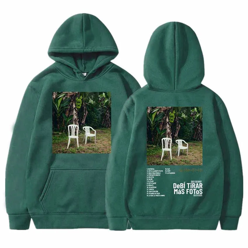 Debí Tirar MásFotos Hoodies 2025 Album Printing Sweatshirts Winter Casual Sudaderas Para Mujer Y Hombres