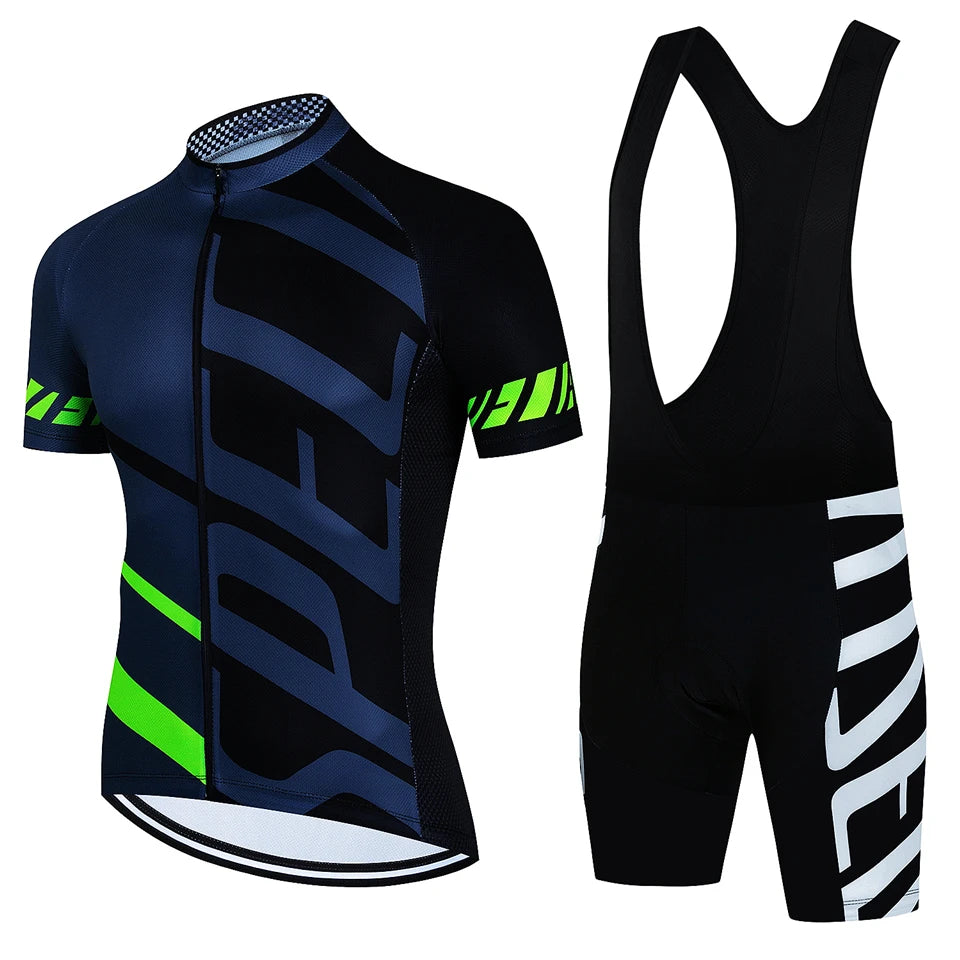 Men's Summer Cycling Jersey Set 🚴‍♂️ | Breathable Quick-Dry MTB Bike Suit | Ropa Ciclismo